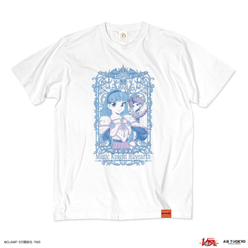 『魔法騎士レイアース』第2弾 デコラティブTシャツ 2(龍咲海&クレフ)ホワイト